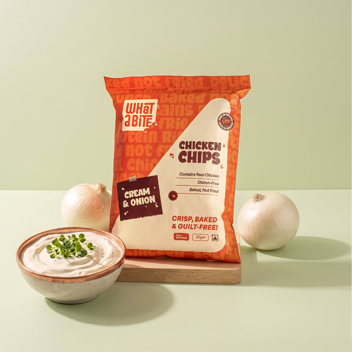 Cream and onion (Chicken Chips)